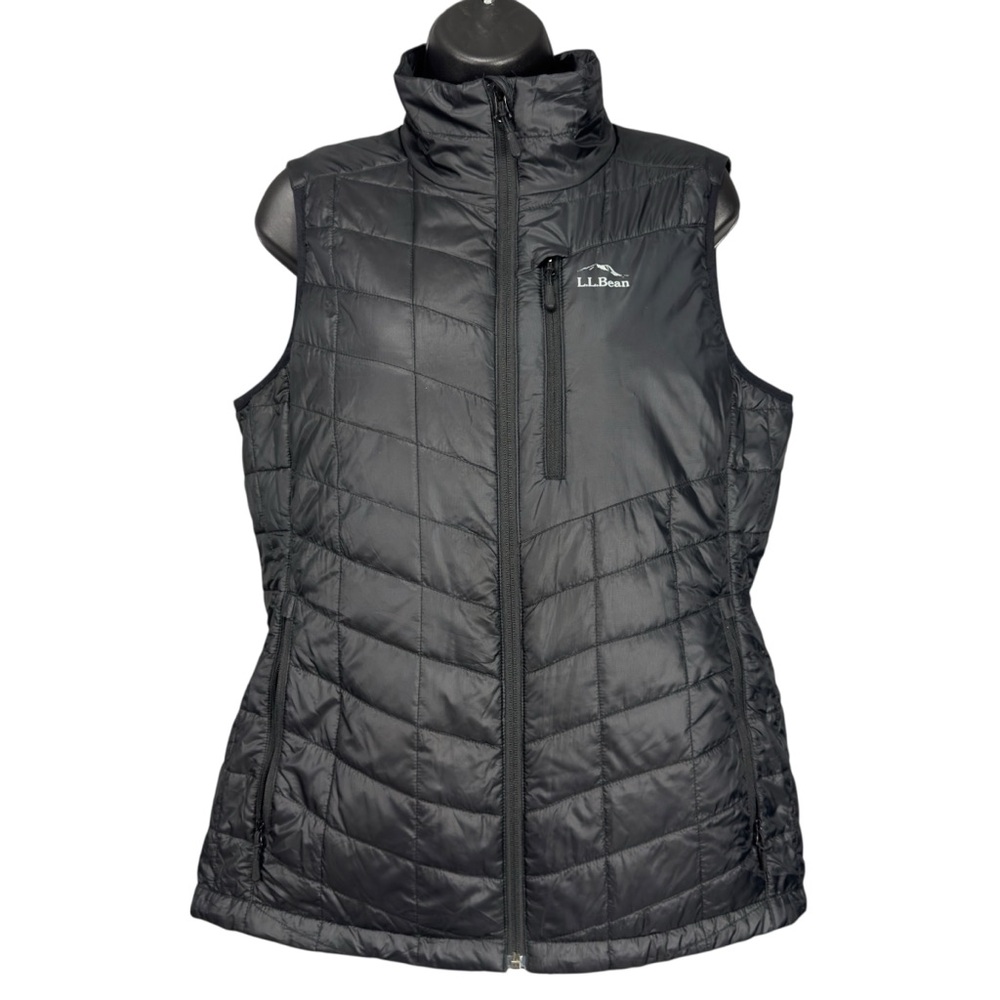 L.L. Bean Women's Black Quilted Lightweight Insulated Vest
